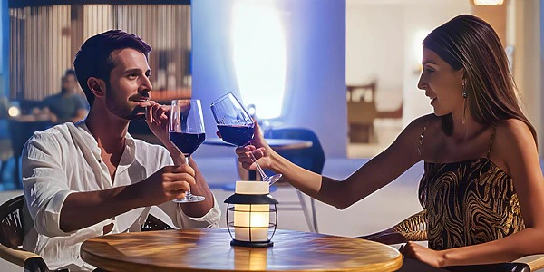 Granada Terrace romantic dinner setup for weddings at Dreams Puerto Morelos Resort & Spa